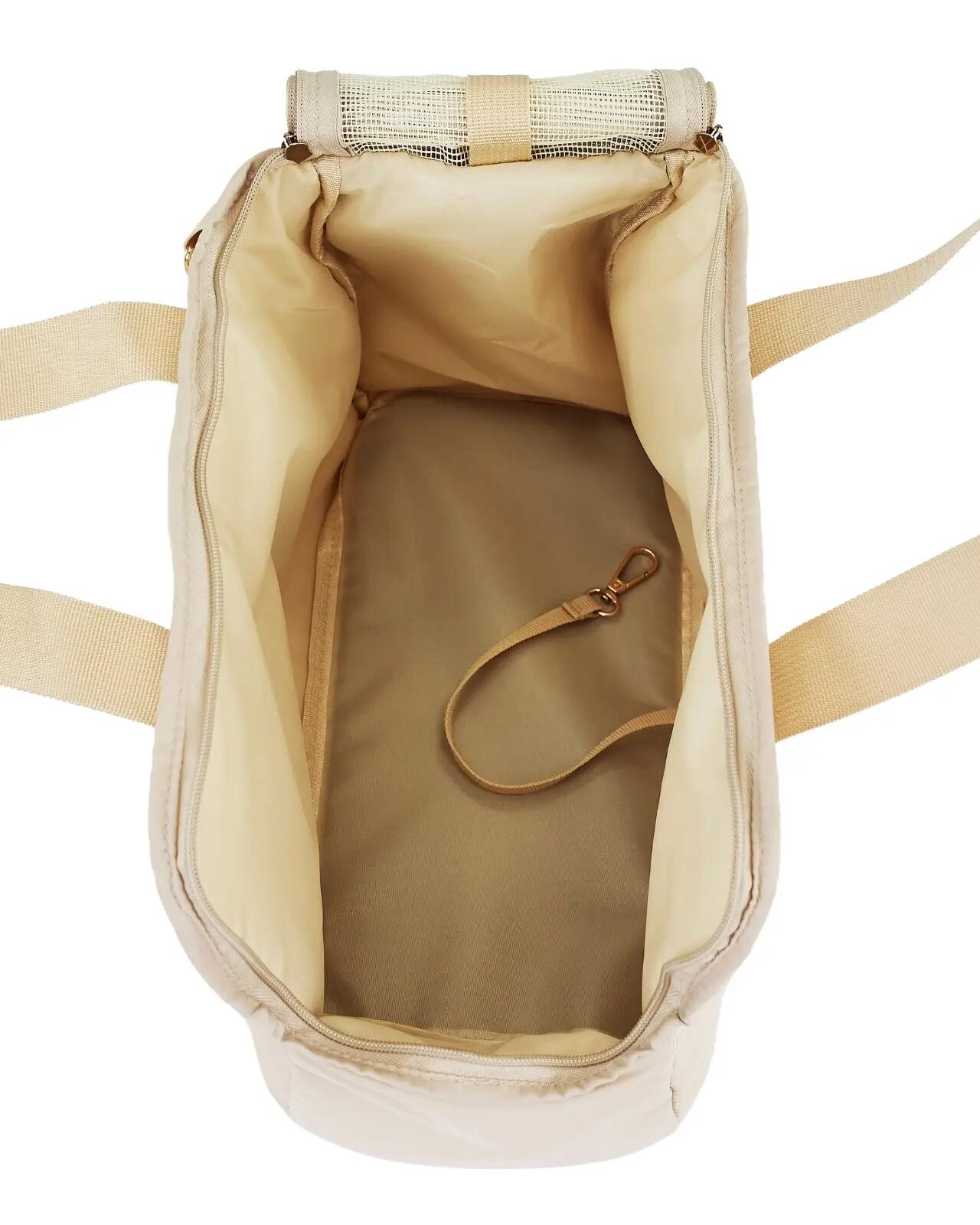 Transporteur pour animaux WINGS avec poignée pour valise BEIGE 7/9