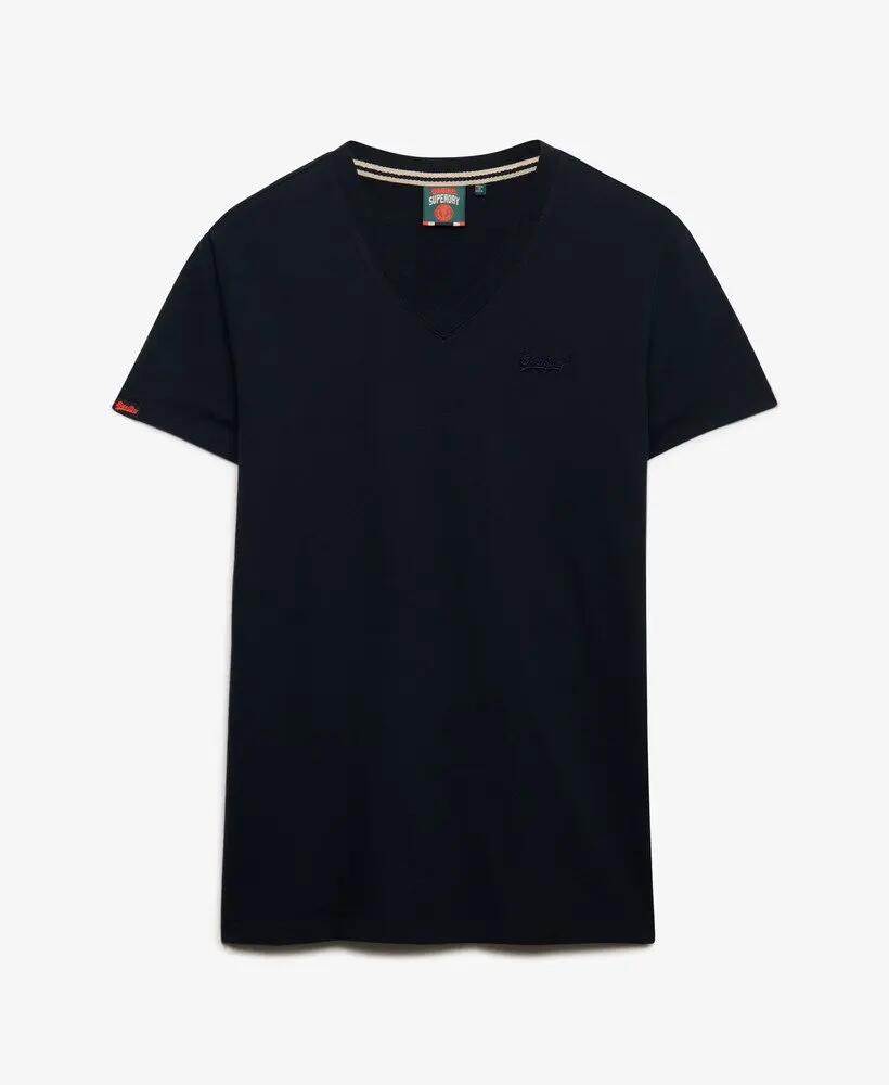 superdry V‑Neck T‑Shirt mit Sticklogo aus Bio‑Baumwolle 6/6