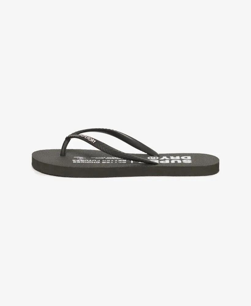 superdry Studios Flip Flops em borracha – formato minimalista com logo em relevo 5/7