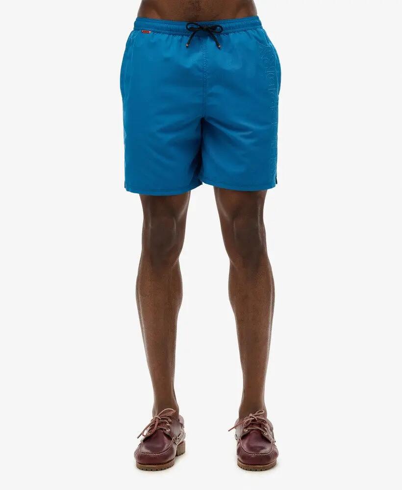 superdry Costume da bagno ricamato premium 43 cm — Twilight Blue 5/7