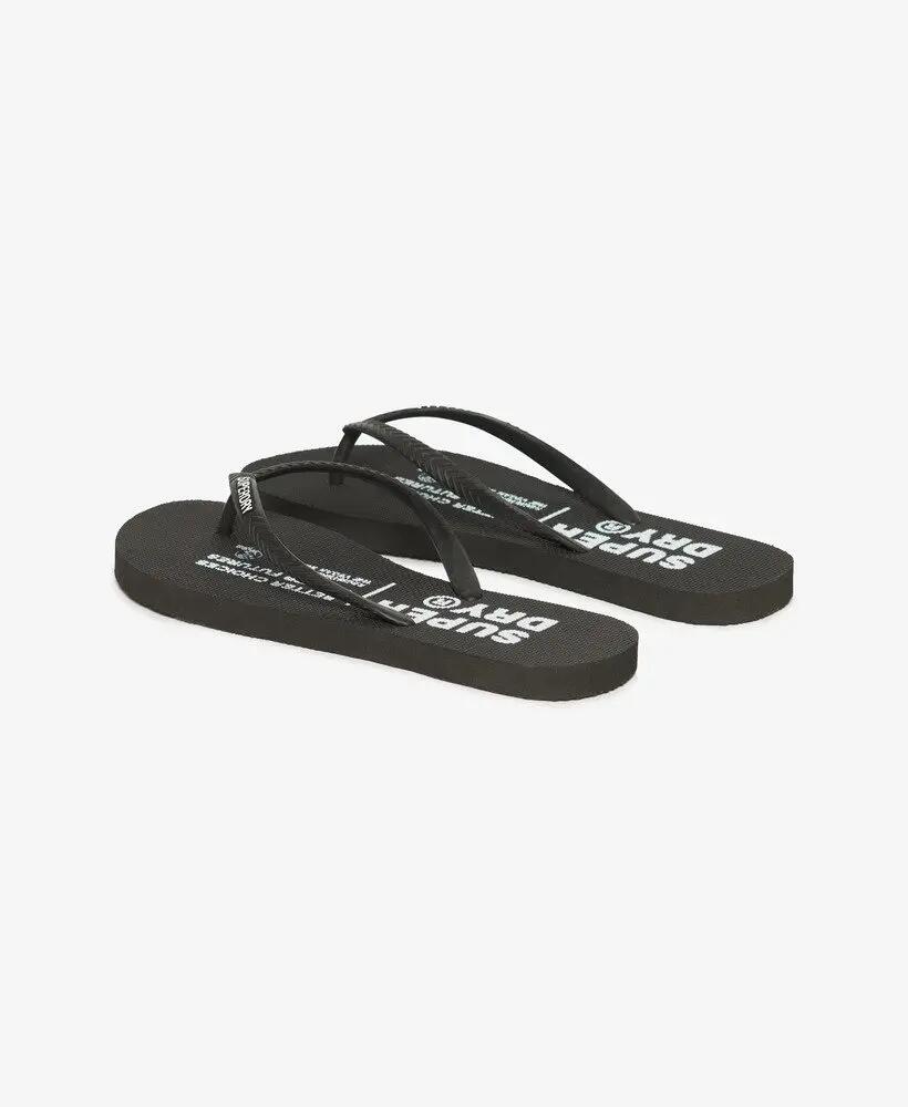 superdry Studios Flip Flops em borracha – formato minimalista com logo em relevo 4/7