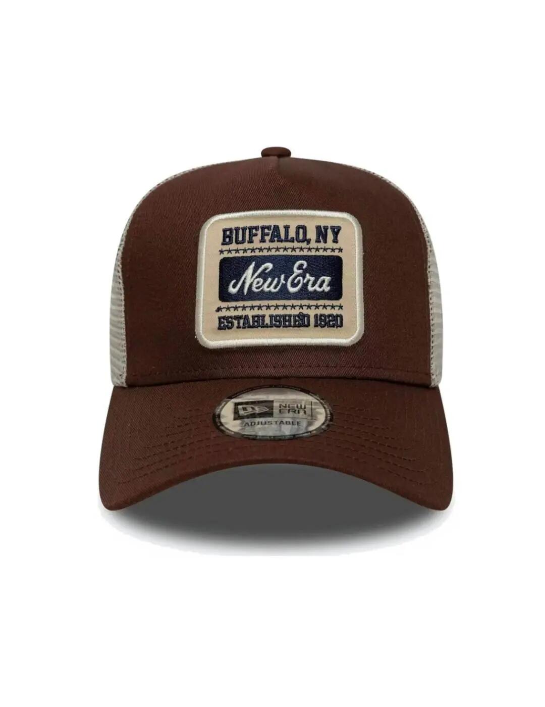 Cappello New Era marrone. 1/3