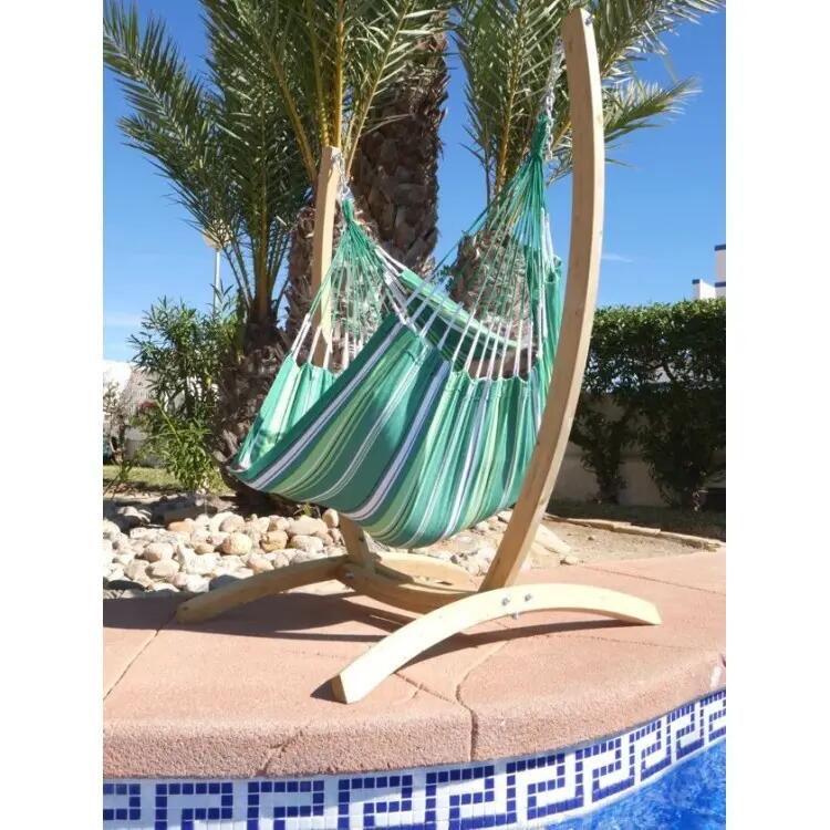 Tropical Hamac - Chaise hamac avec support Albizia XL 3/5