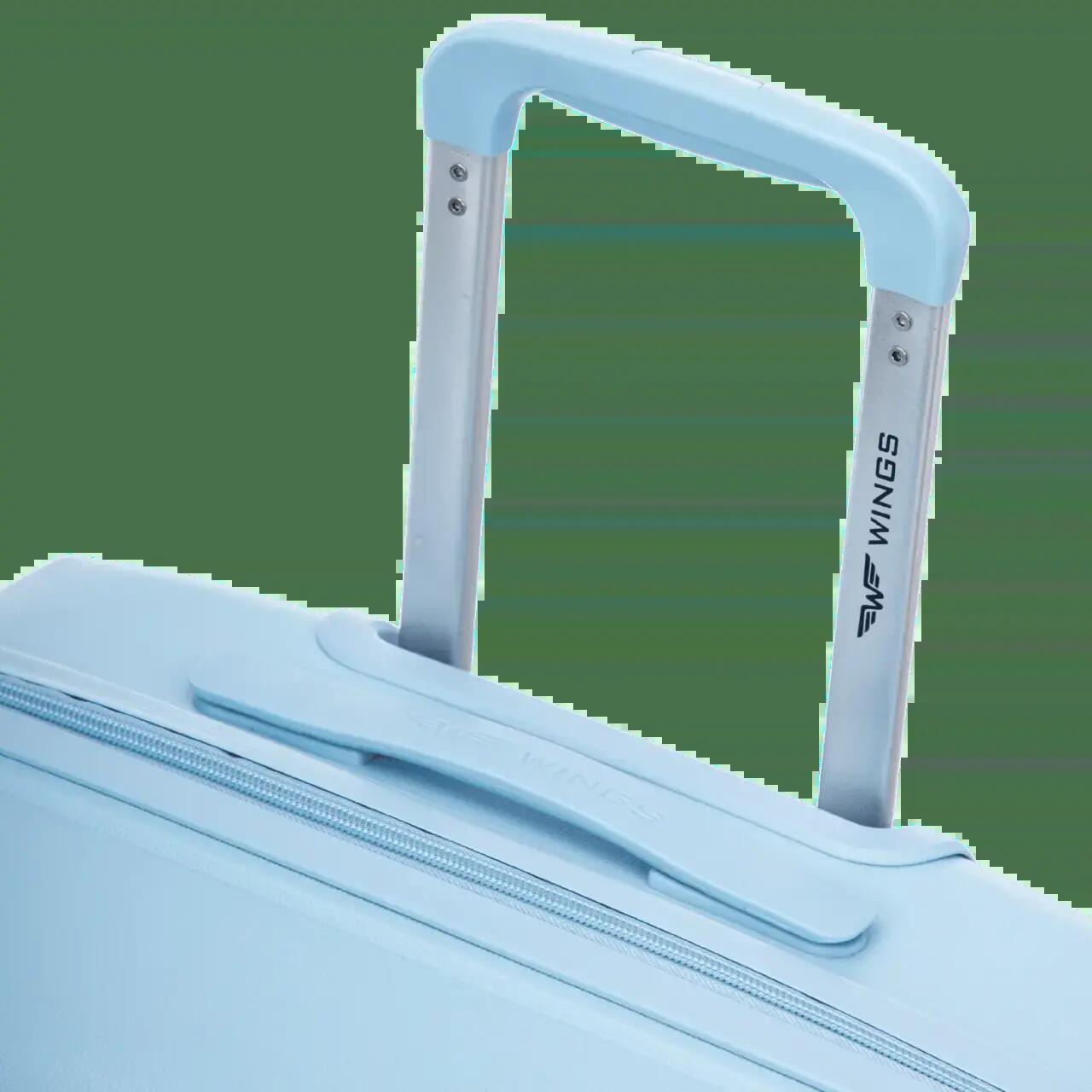 Valise cabine Wings COCKATIEL polypropylène 20" BLEU CLAIR 8/10