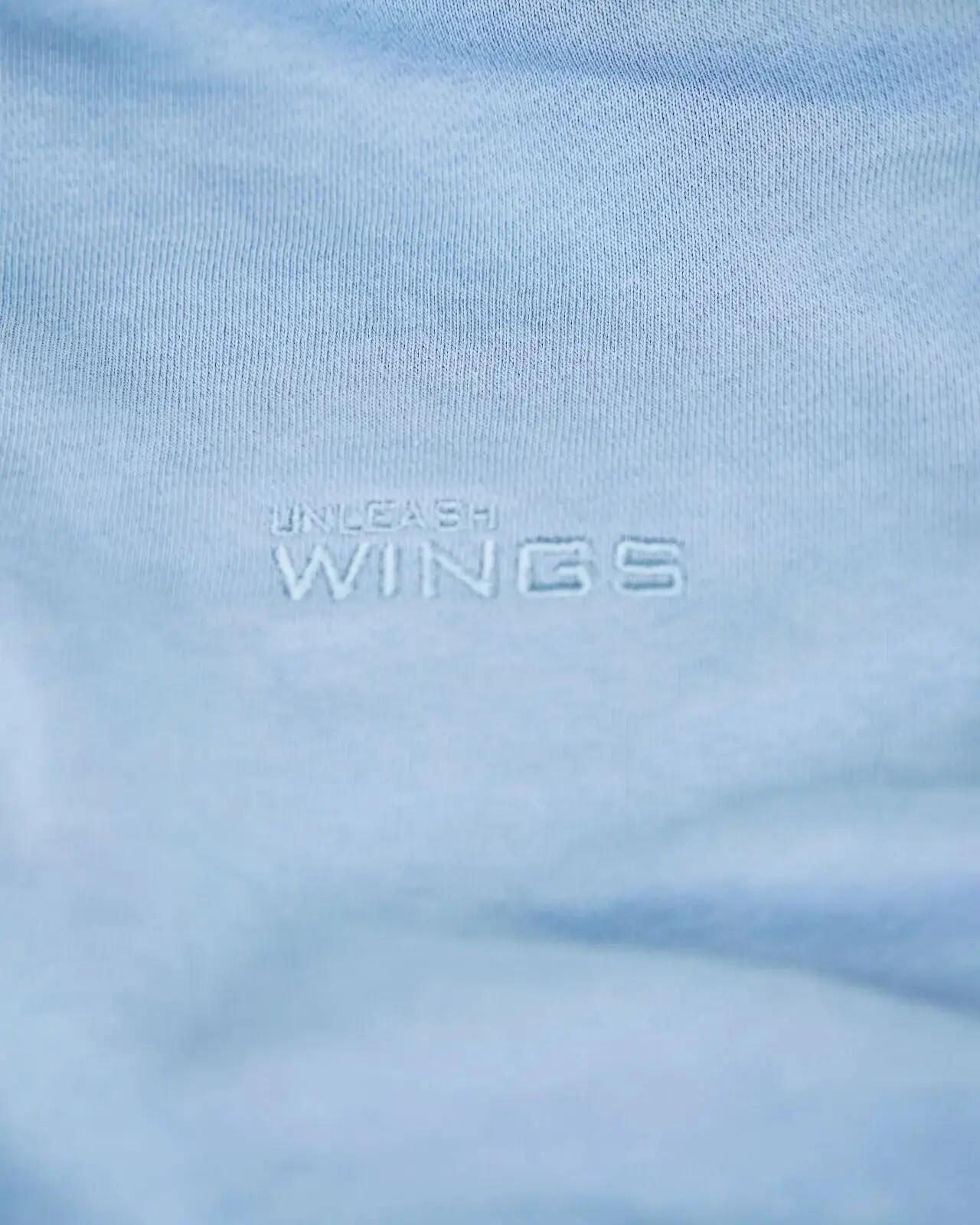 WINGS UNLEASH dames trainingspak, oversized, katoen, PASTEL BLUE 10/10