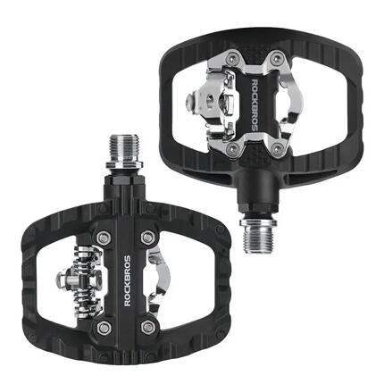 Fahrradpedale Doppelfunktion SPD und Plattform aus Nylon ROCKBROS