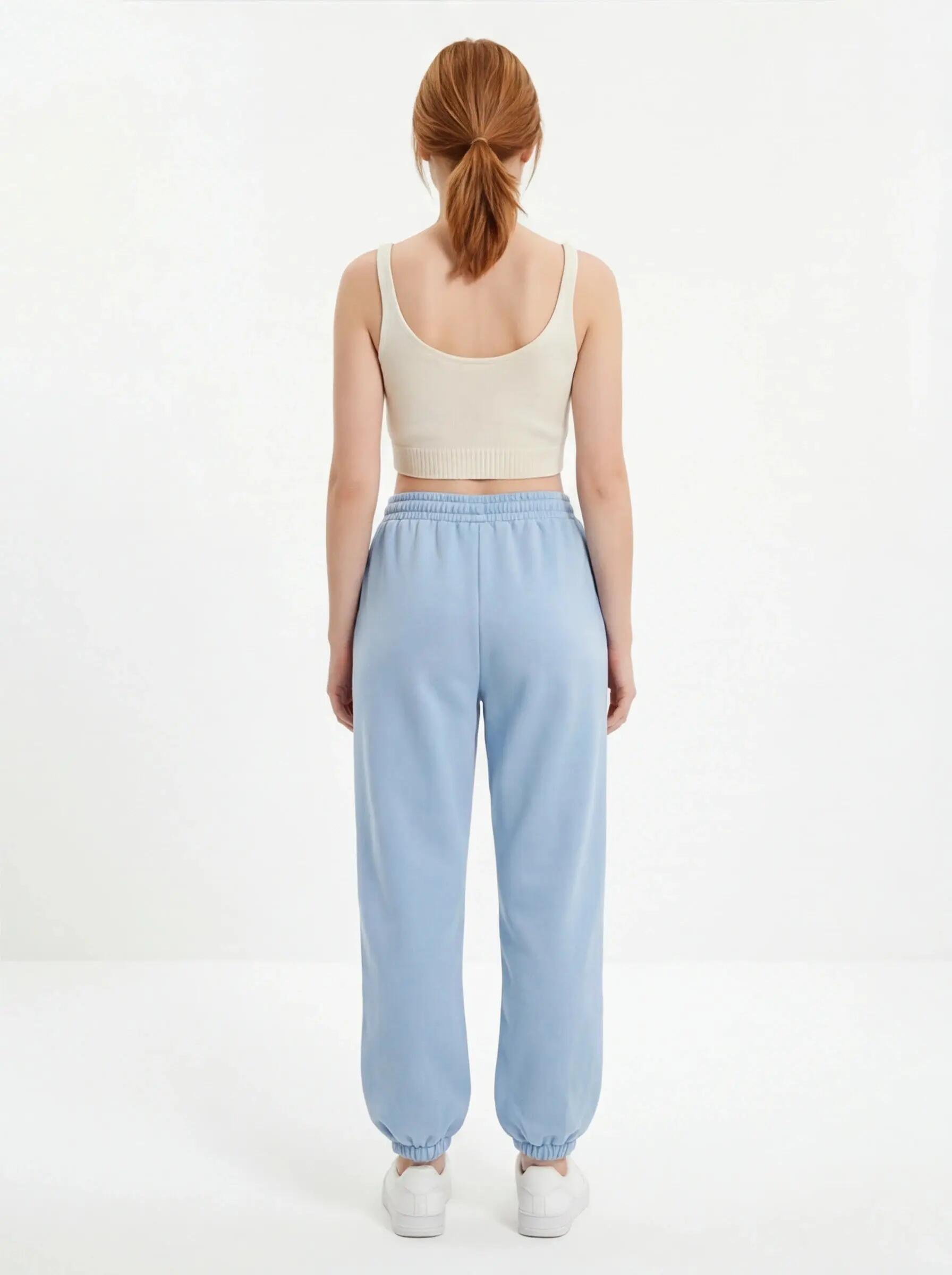 Pantalon de jogging oversize pour femme UNLEASH WINGS BLEU PASTEL 2/6