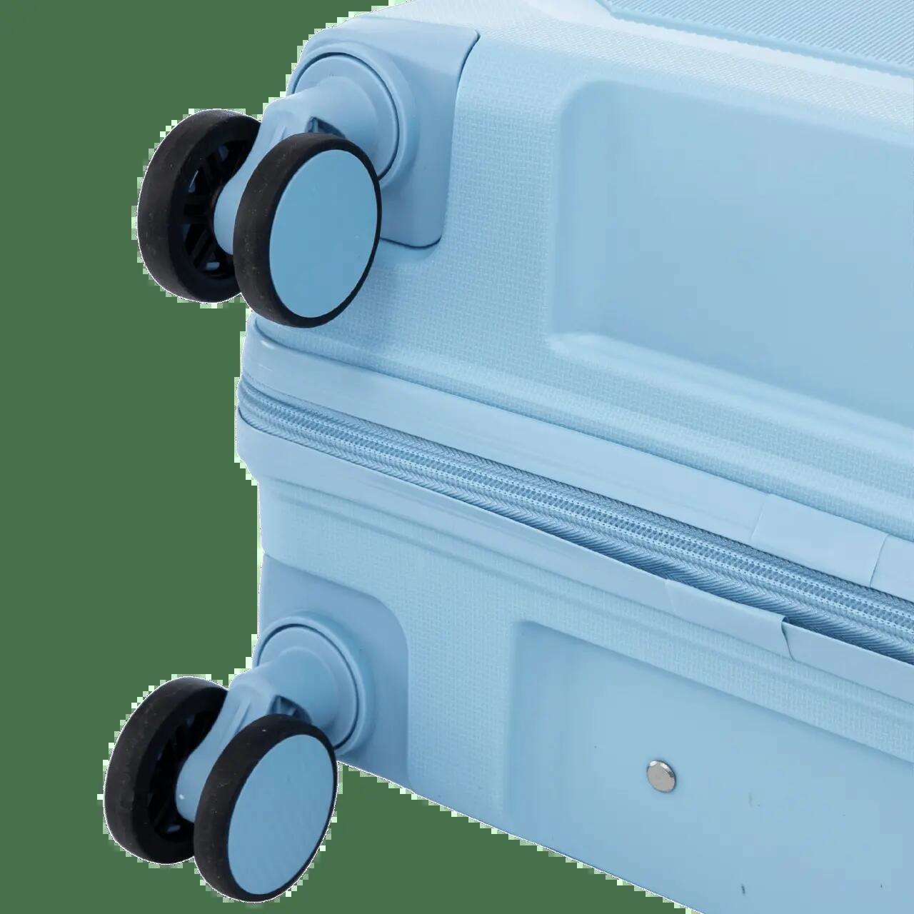 Valise cabine Wings COCKATIEL polypropylène 20" BLEU CLAIR 6/10