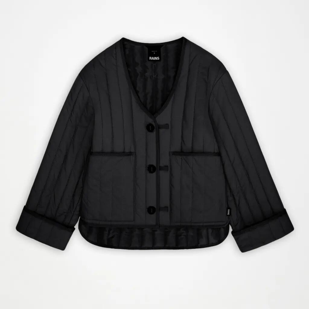 Jaqueta Rains Modelo 21940r Banja Liner Jacket T1 Cor Preto 3/5