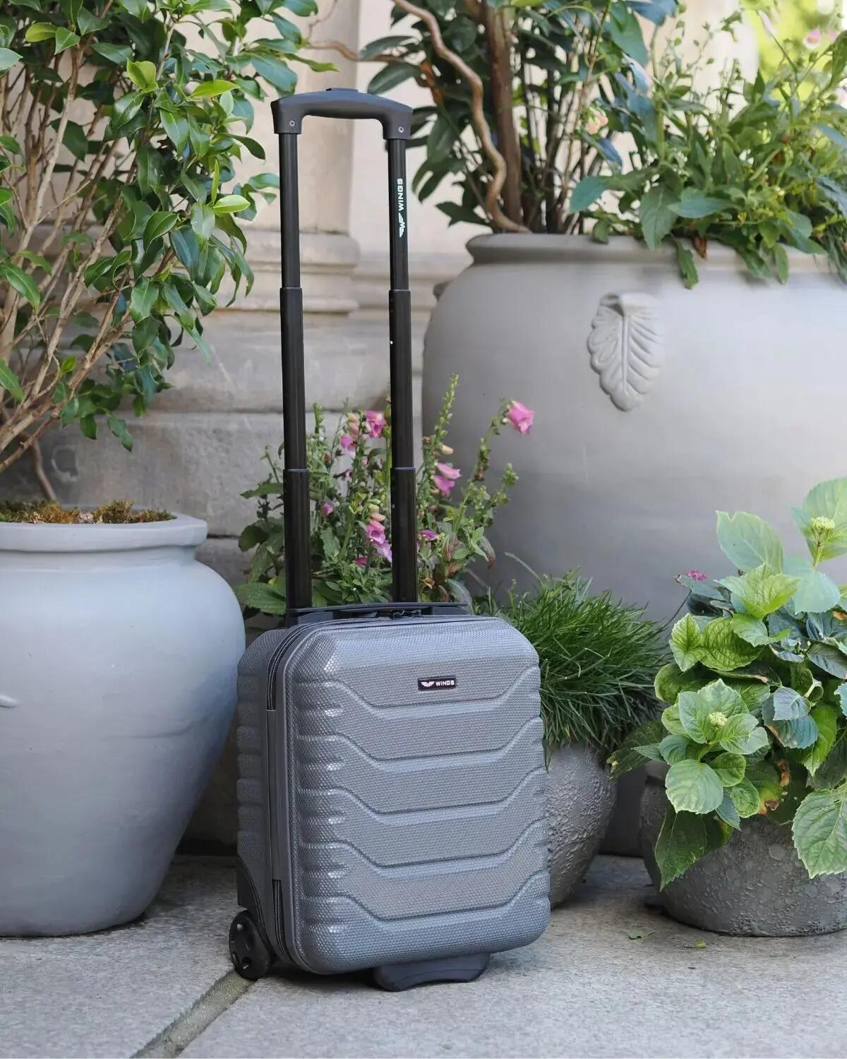 Valise cabine mini Wings CRAKE 16" GRIS FONCÉ 2/9