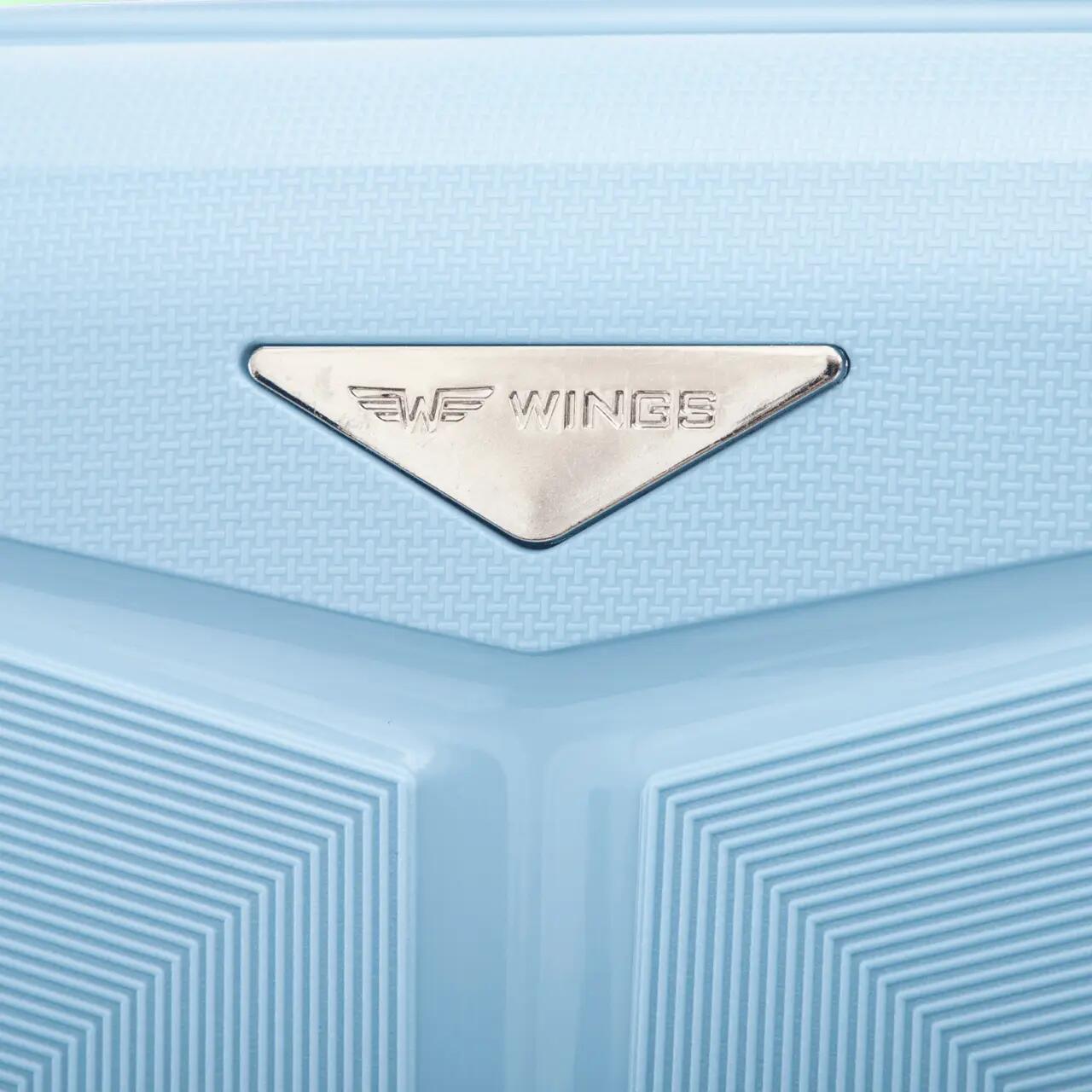 Valise cabine Wings COCKATIEL polypropylène 20" BLEU CLAIR 3/10