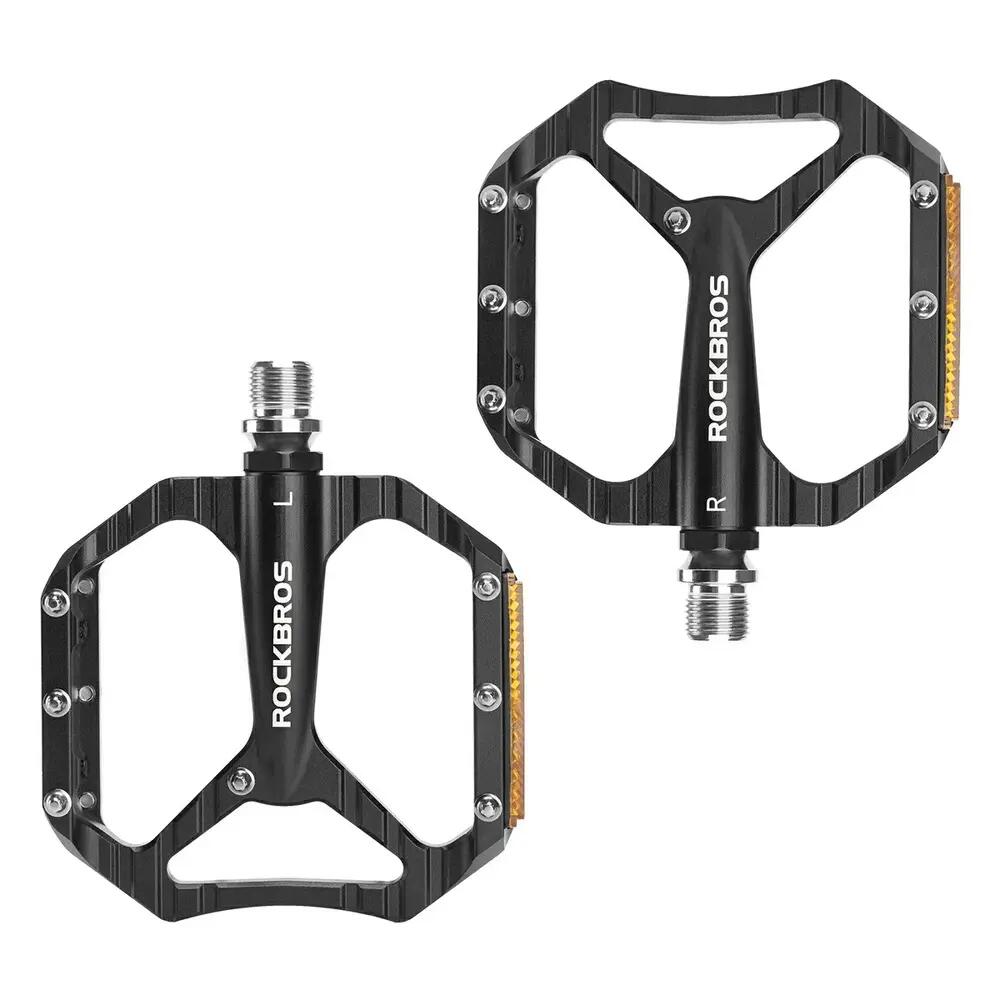 Pédales vélo plateforme en aluminium antidérapantes ROCKBROS 3/6