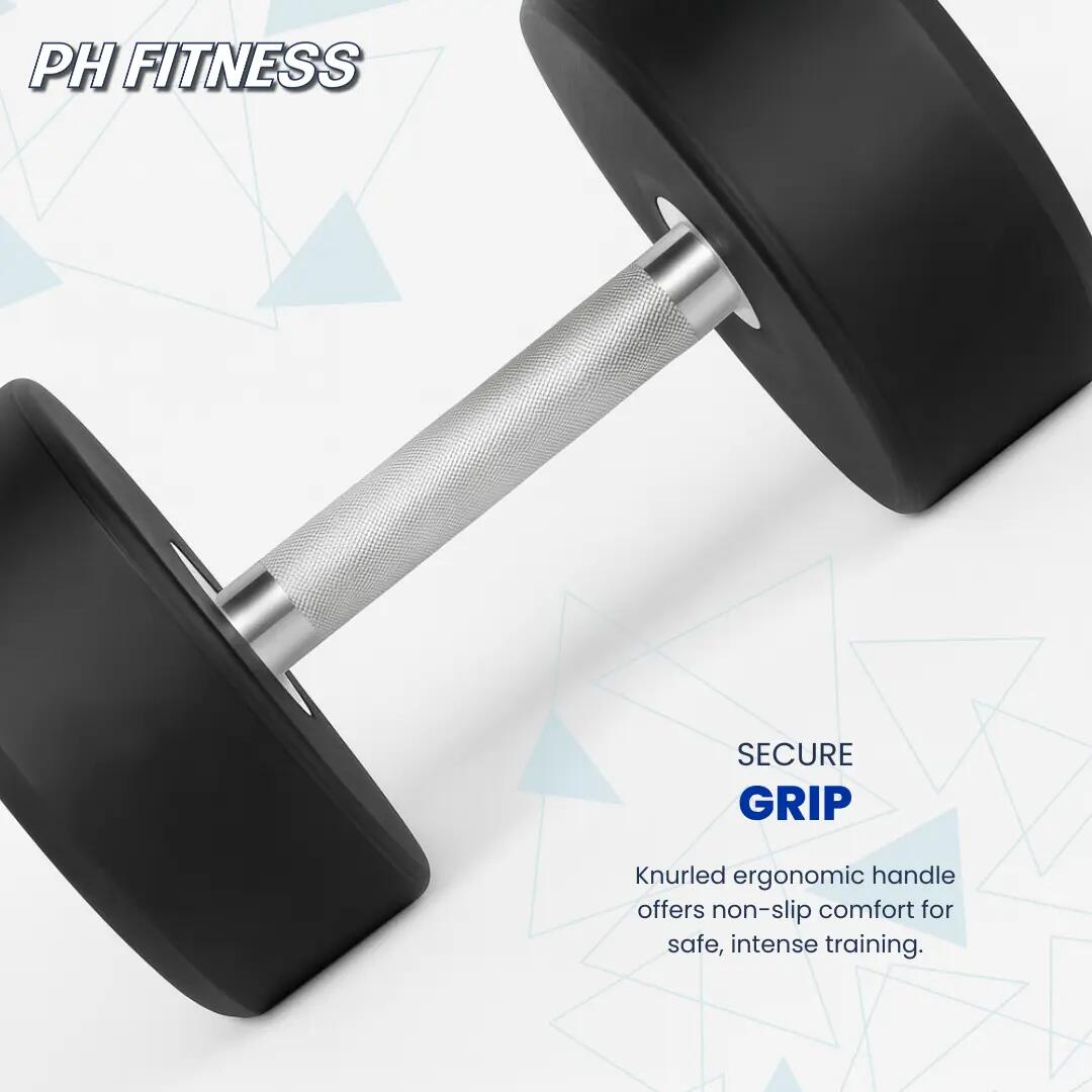 Set manubri PU 2–30 kg professionali | PH Fitness 5/8