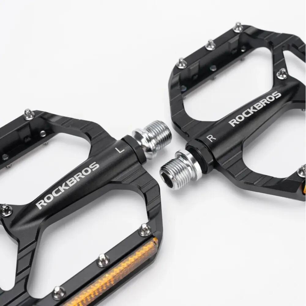 Pédales vélo plateforme en aluminium antidérapantes ROCKBROS 2/6