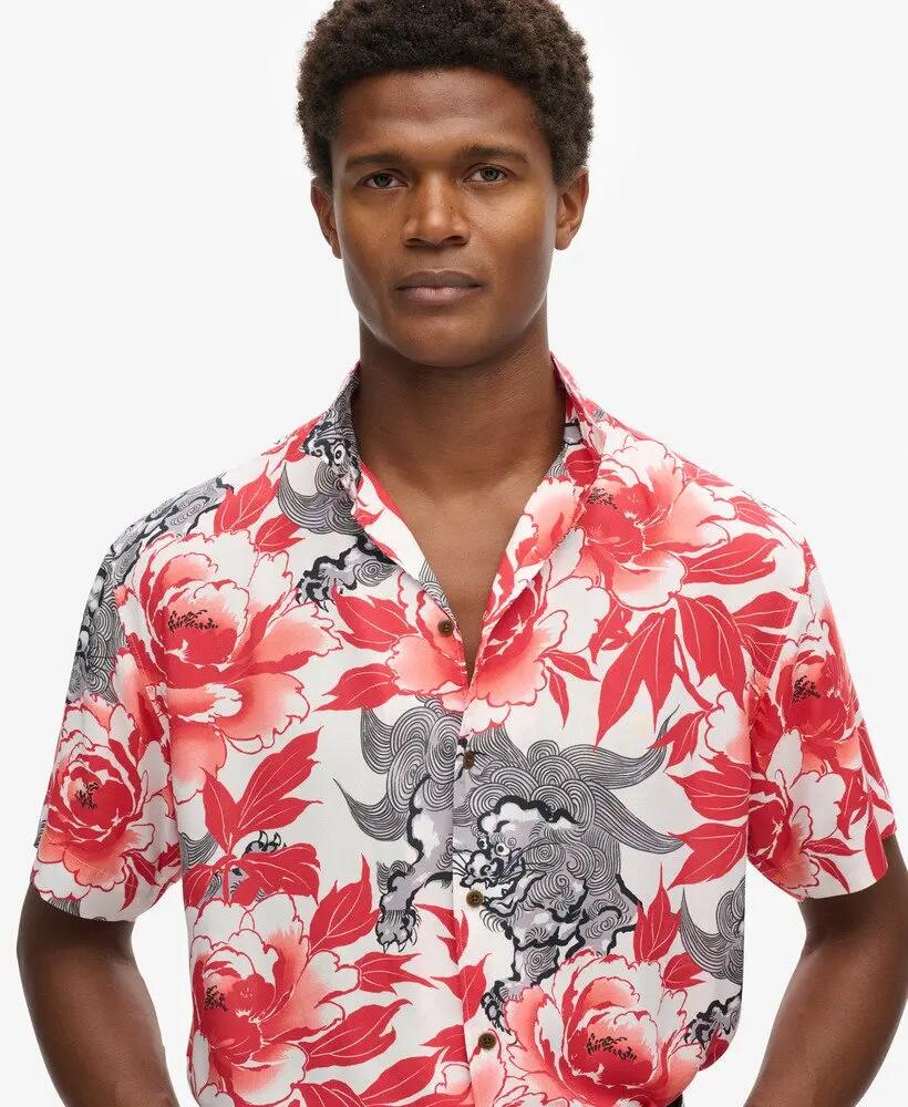 superdry Camicia Hawaiian Resort con stampa kimono 3/7