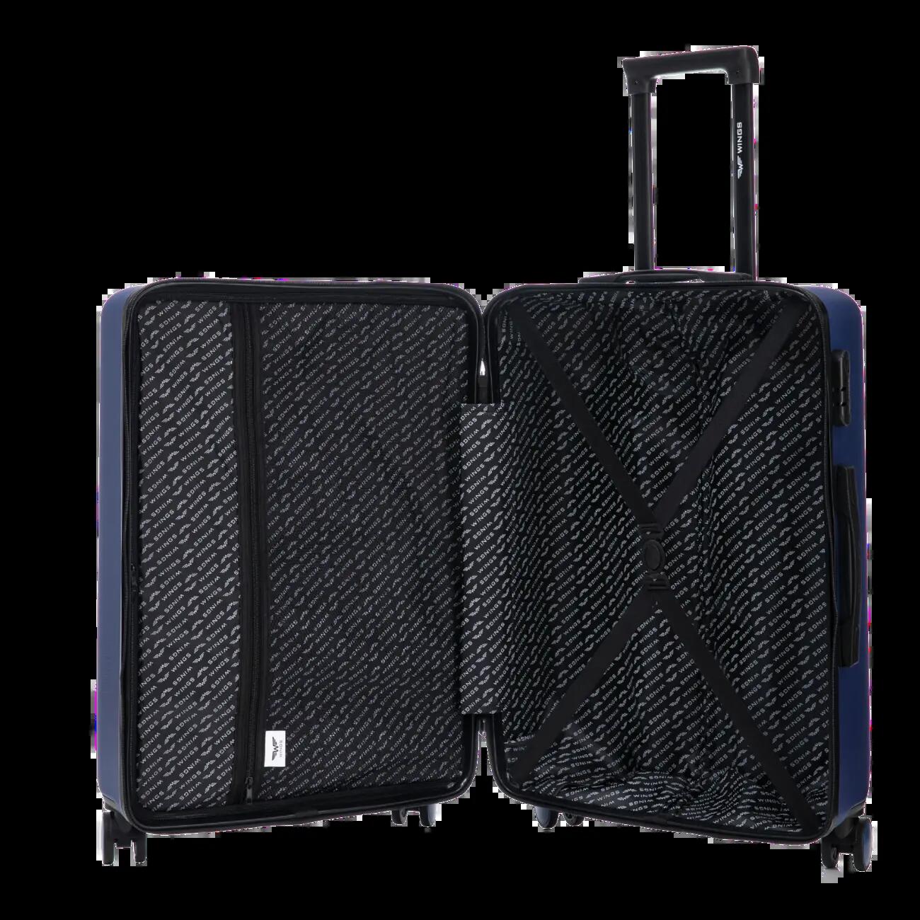 Valise GRANDE Wings ABS+ COOT 28" Bleu Moyen 2/10