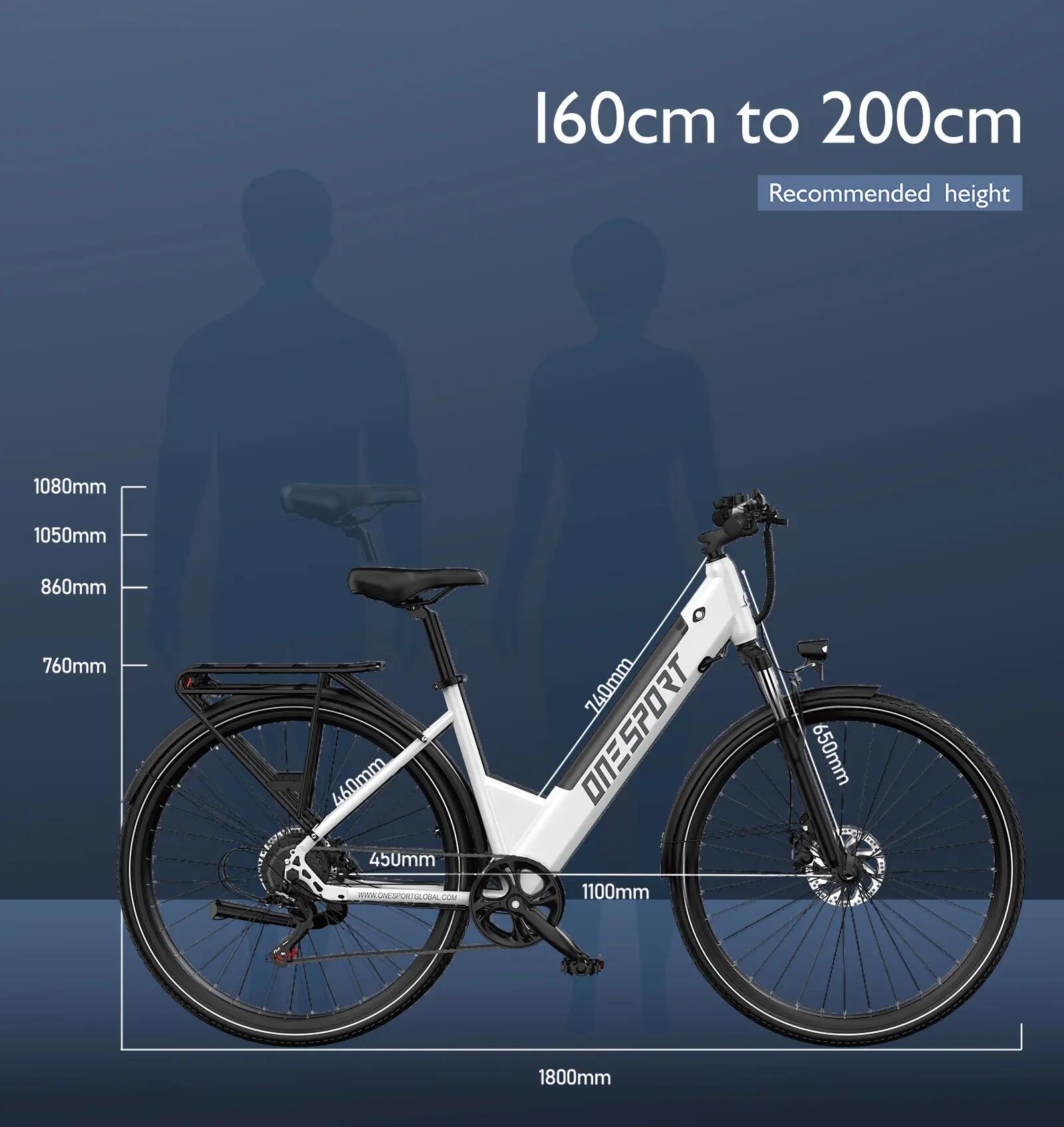 ONESPORT OT12, 250W, 36V, 13Ah, mechanické brzdy, 65km, max zaťaženie 120kg 12/13