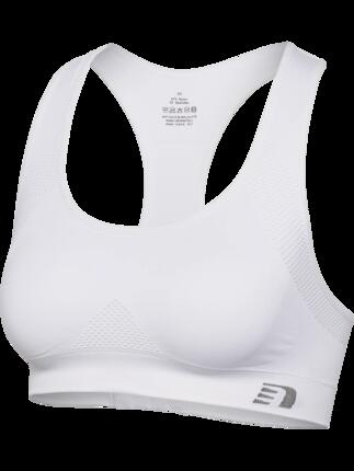 hummel Brassière de sport Regular fit en polyester blanc