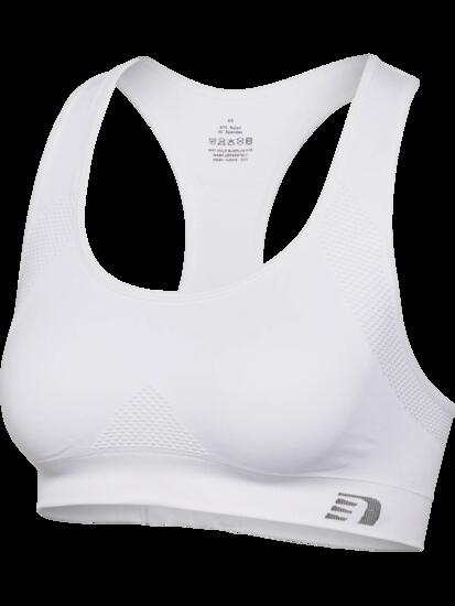 hummel Brassière de sport Regular fit en polyester blanc