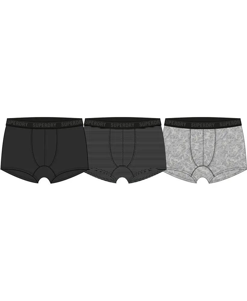 superdry Trunk Triple Pack — set da 3 trunk hipster in cotone elasticizzato 1/1