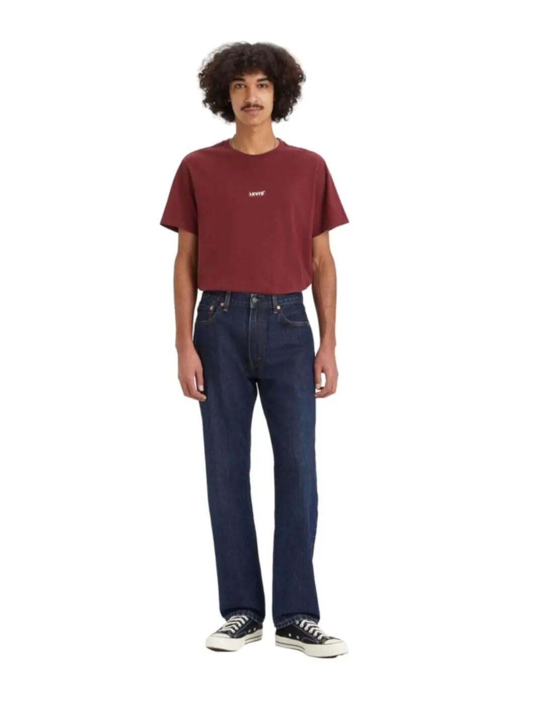 Calça masculina Levis 555™ '96 relaxed straight Azul. 4/4