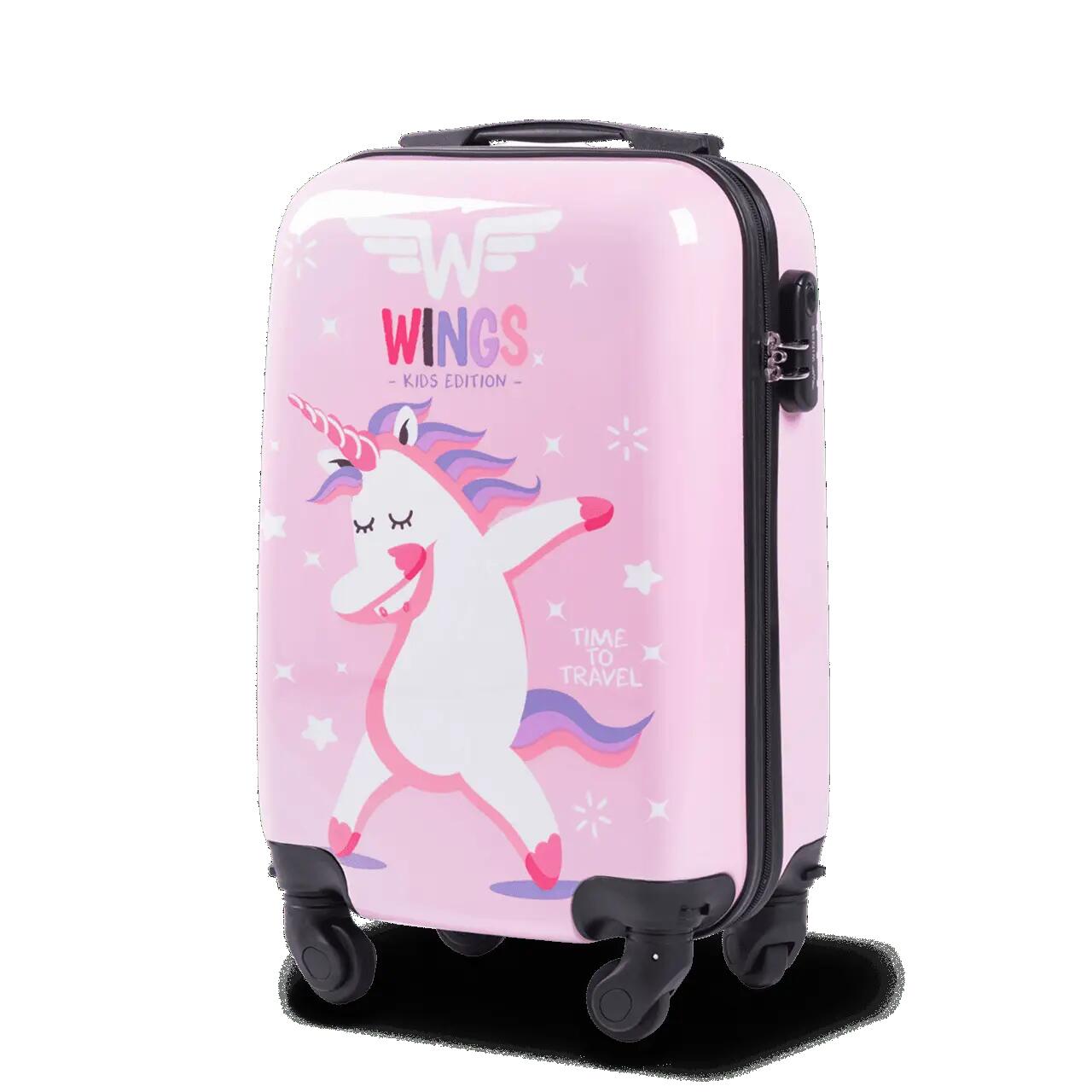 Valise cabine rigide KIDS Wings Jay Unicorn 18" 1/7