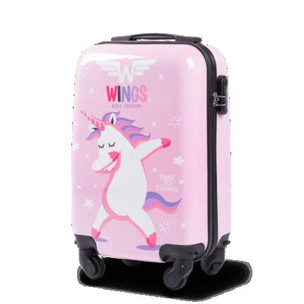 Valise cabine rigide KIDS Wings Jay Unicorn 18