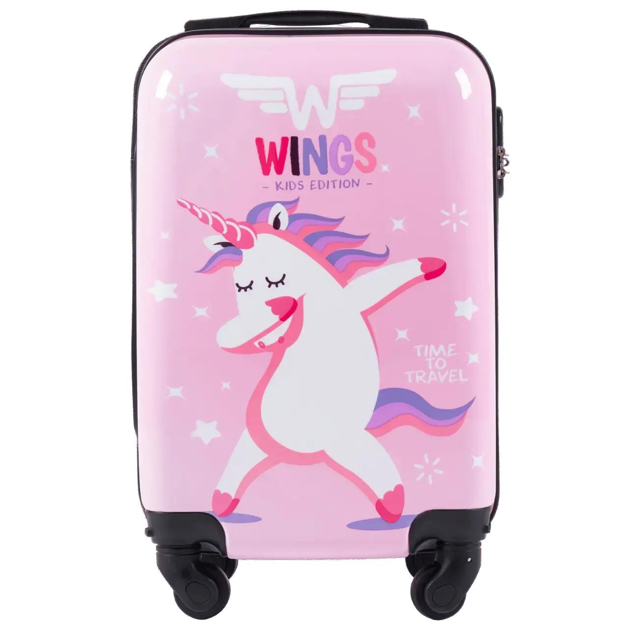 Valise cabine rigide KIDS Wings Jay Unicorn 18" 3/7