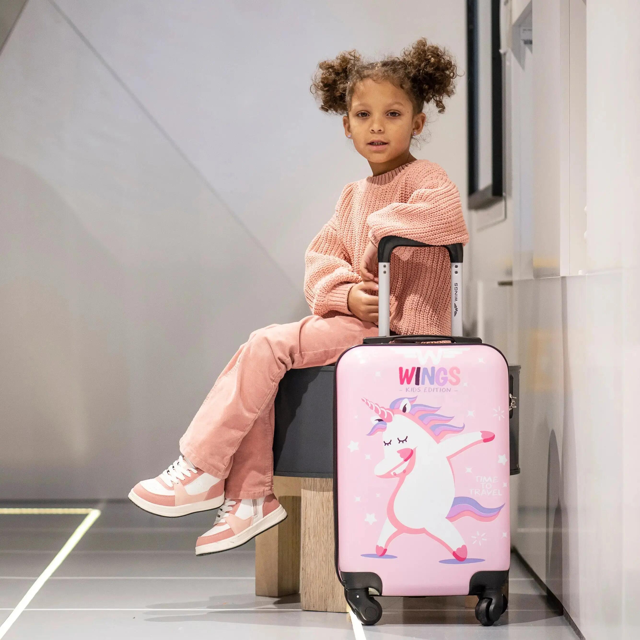 Valise cabine rigide KIDS Wings Jay Unicorn 18" 2/7