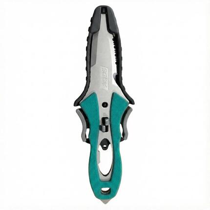 Couteaux de Plongée, Kayak, Lame 7,6cm Inox/ Titane- Everguard