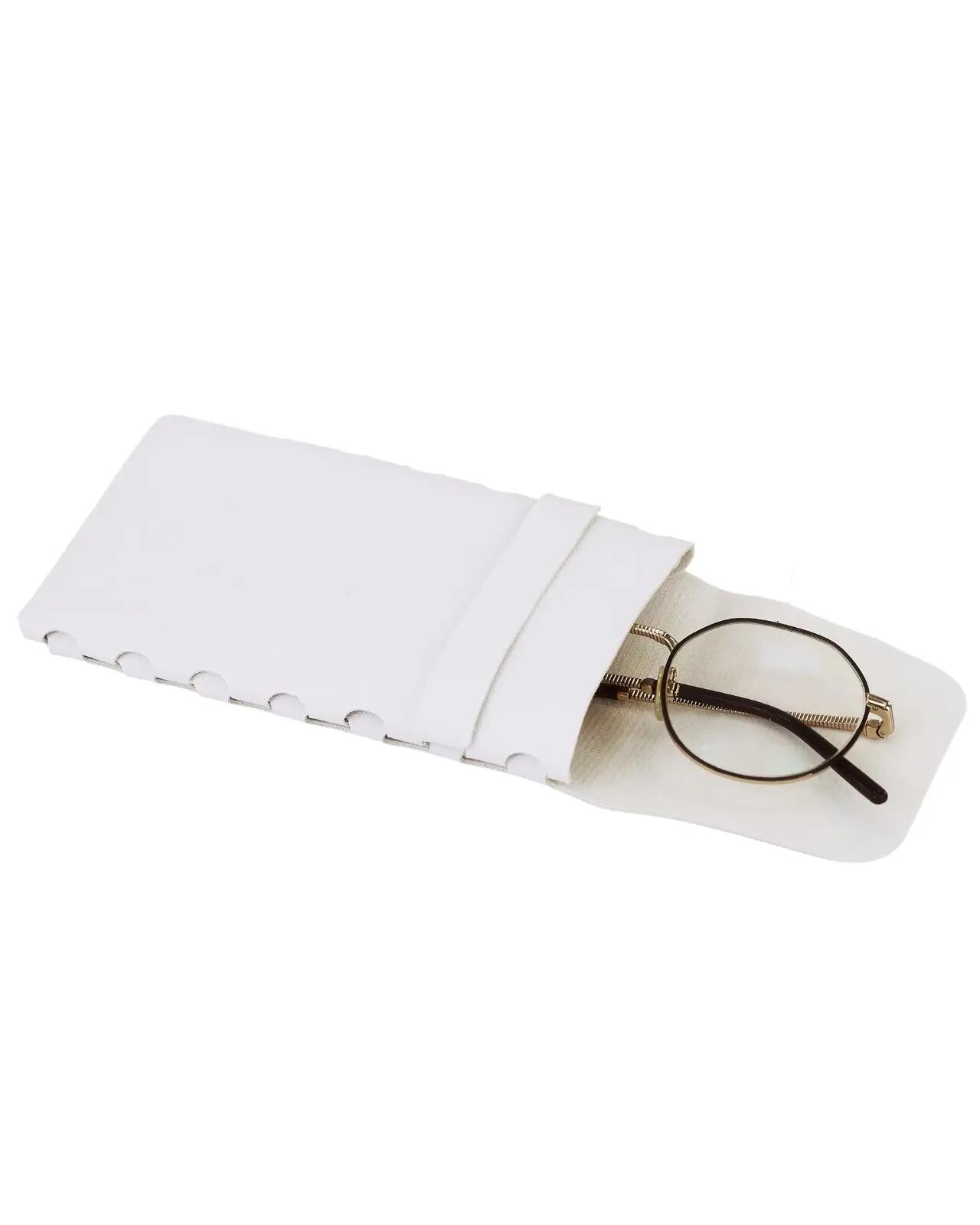 Brillenhoes WINGS met klepsluiting - WHITE 3/3