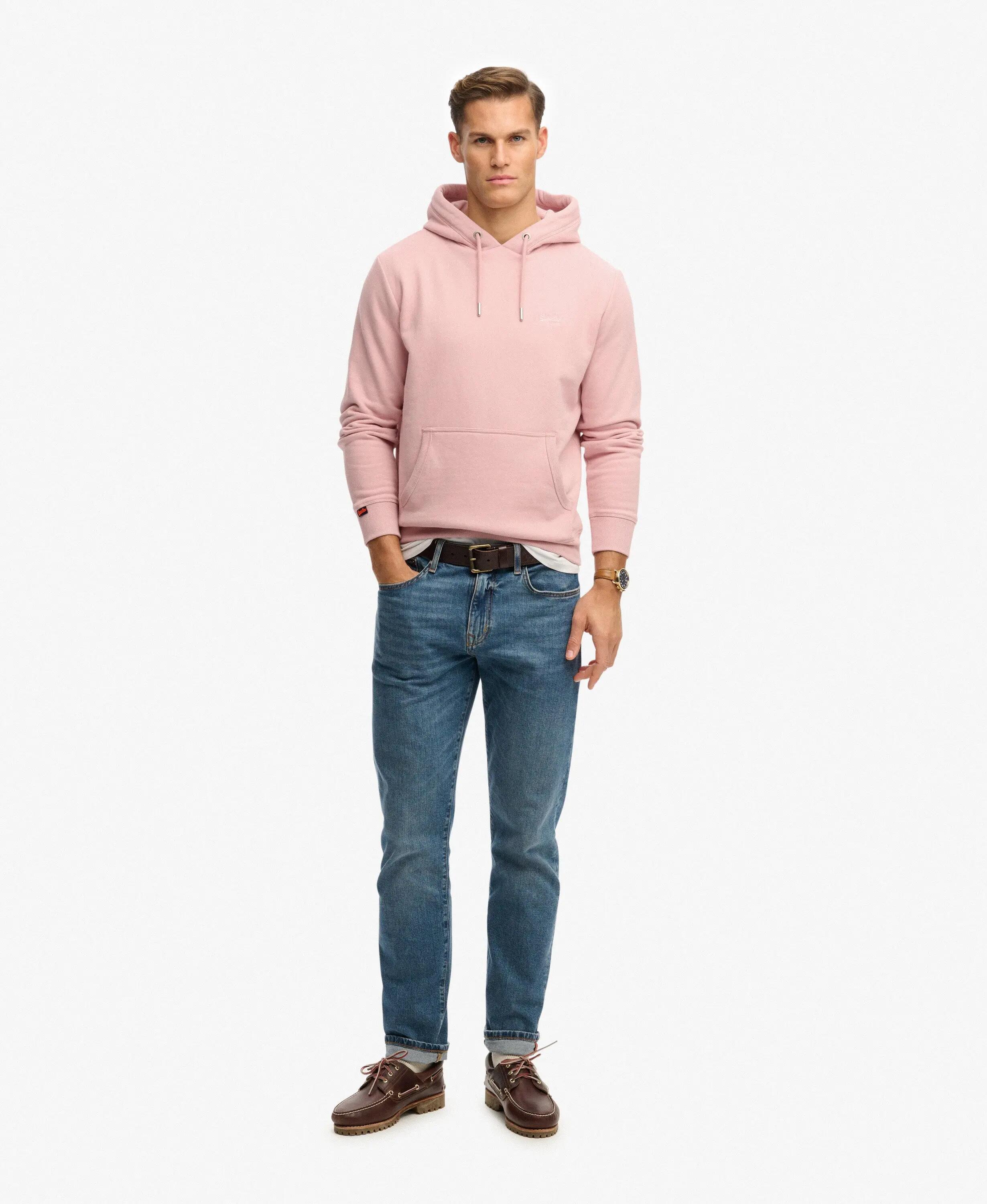 superdry Essential Logo Hoodie camisola com capuz loose fit 3/7
