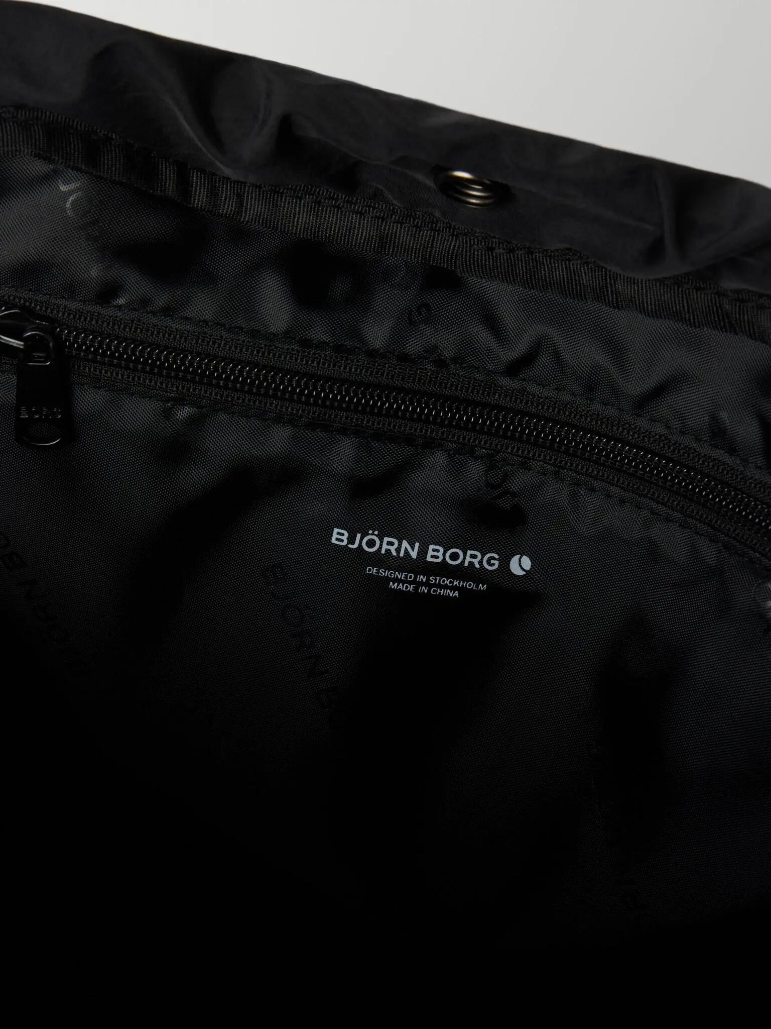 bjorn_borg STUDIO ACTIVE TOTE 23L em poliéster reciclado – BLACK BEAUTY 4/5