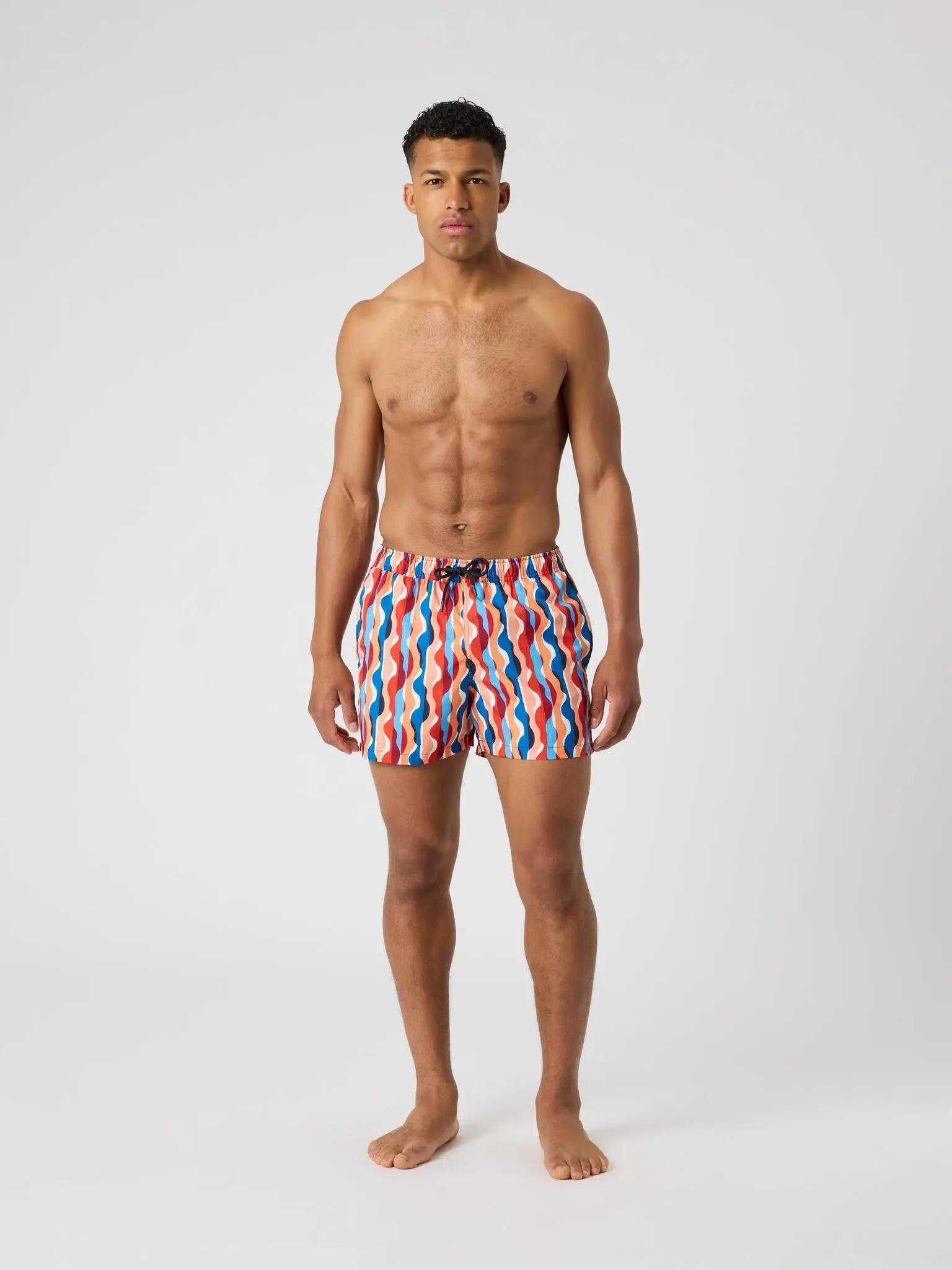 bjorn_borg BORG PRINT SWIM SHORTS in poliestere riciclato REPREVE® 3/5