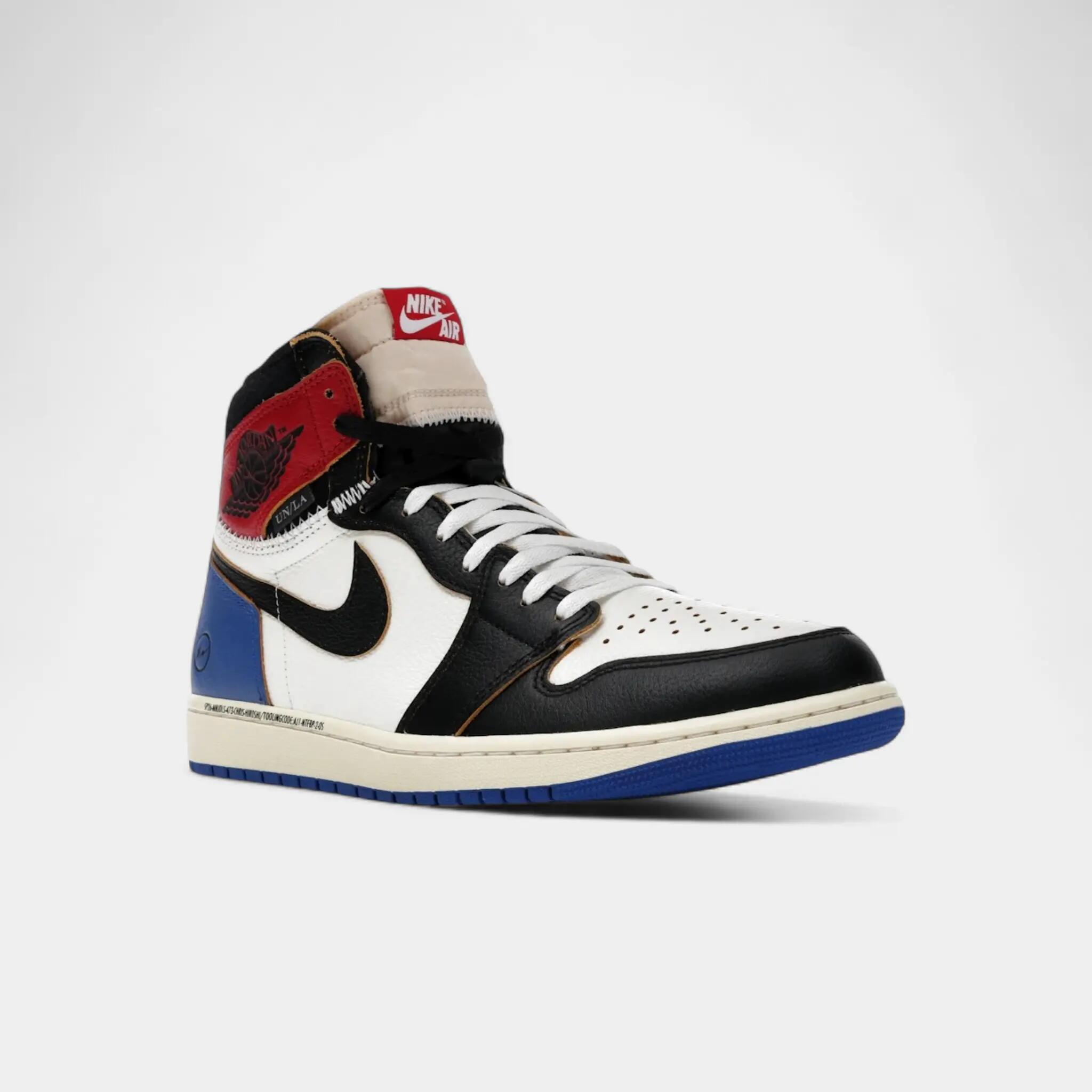 Jordan 1 Retro High OG SP Fragment x Union LA Varsity Red Sport Royal 2/5