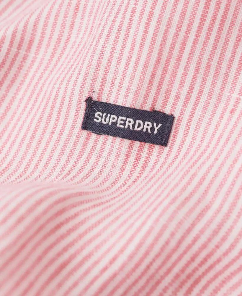 superdry Camicia Casual in Lino a Maniche Lunghe 5/7