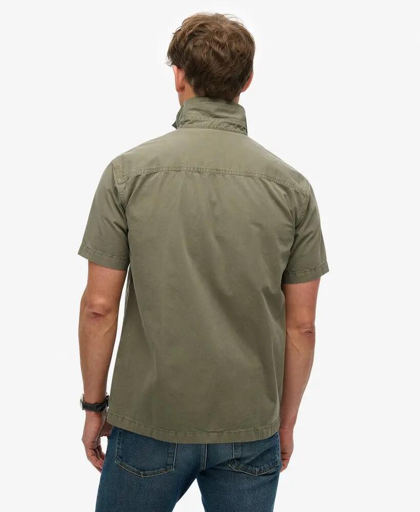superdry Military Ss Shirt en coton biologique Tornado Green 4/6