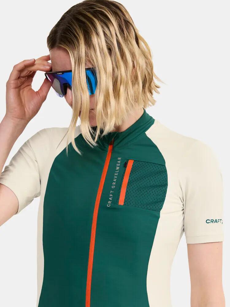craft ADV Gravel Ss Jersey W — tecido elástico e durável 4/7