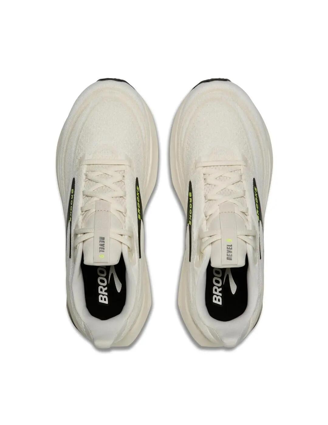 'Correre e trail per uomo Brooks Revel 9 Bianco' 4/5