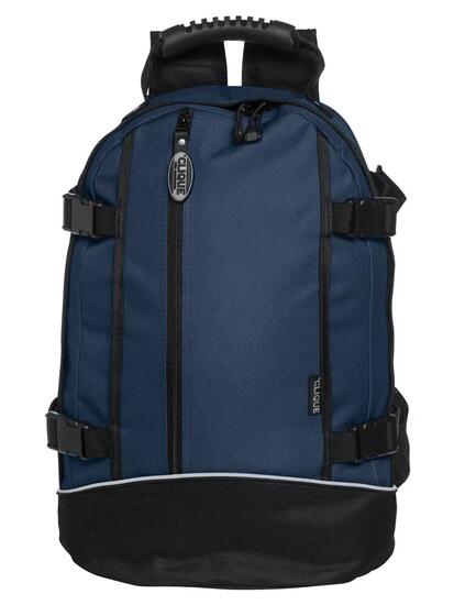 clique Backpack II Sport- und Alltagsrucksack aus 600D Polyester – Marineblau
