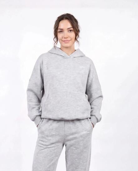Sweatshirt - reizen - dames - oversized - Unleash Wings - grijs