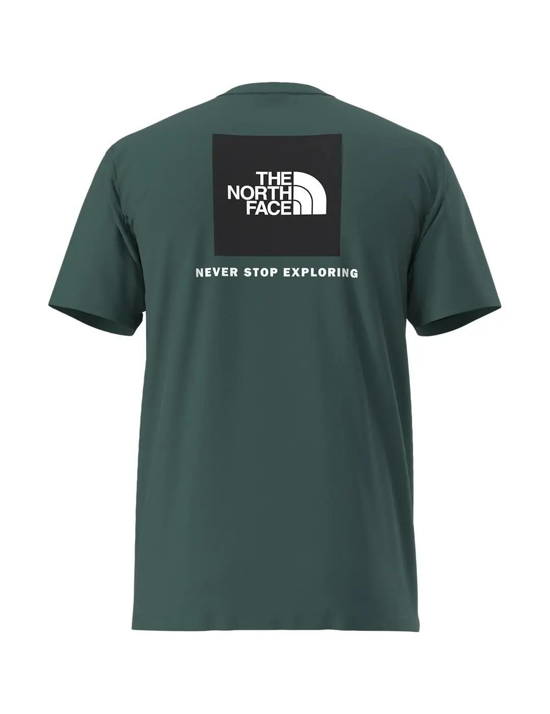 Camisa para Homem The North Face Evolution box Verde. 4/4