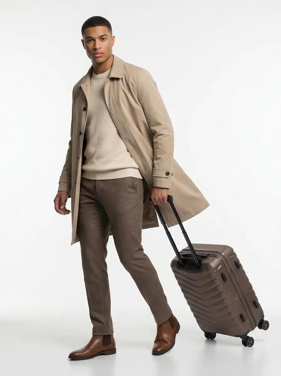 Valise cabine Wings PHOENIX polypropylène 20" MARRON 5/10