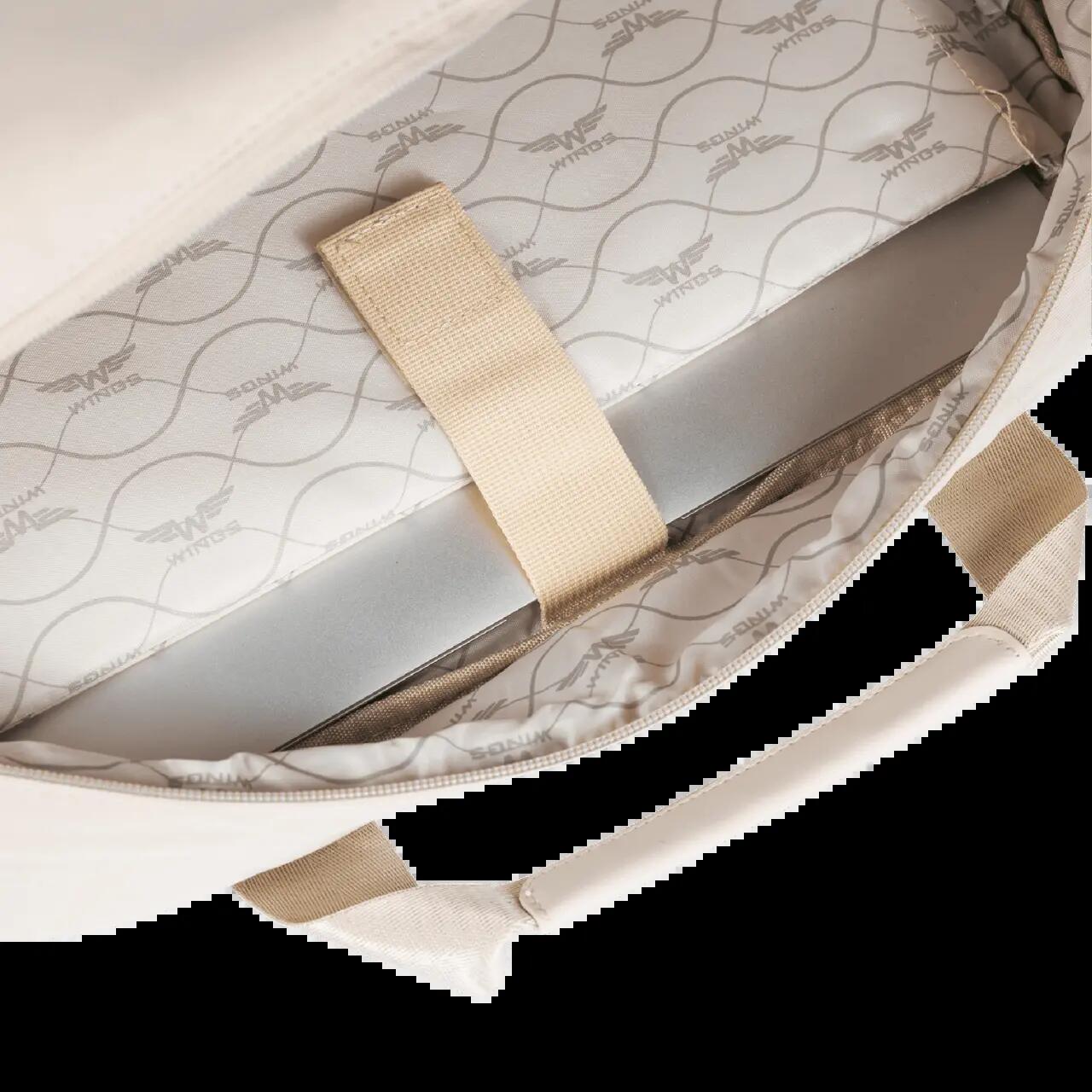 Sacoche pour ordinateur portable KISKADEE BEIGE 4/6
