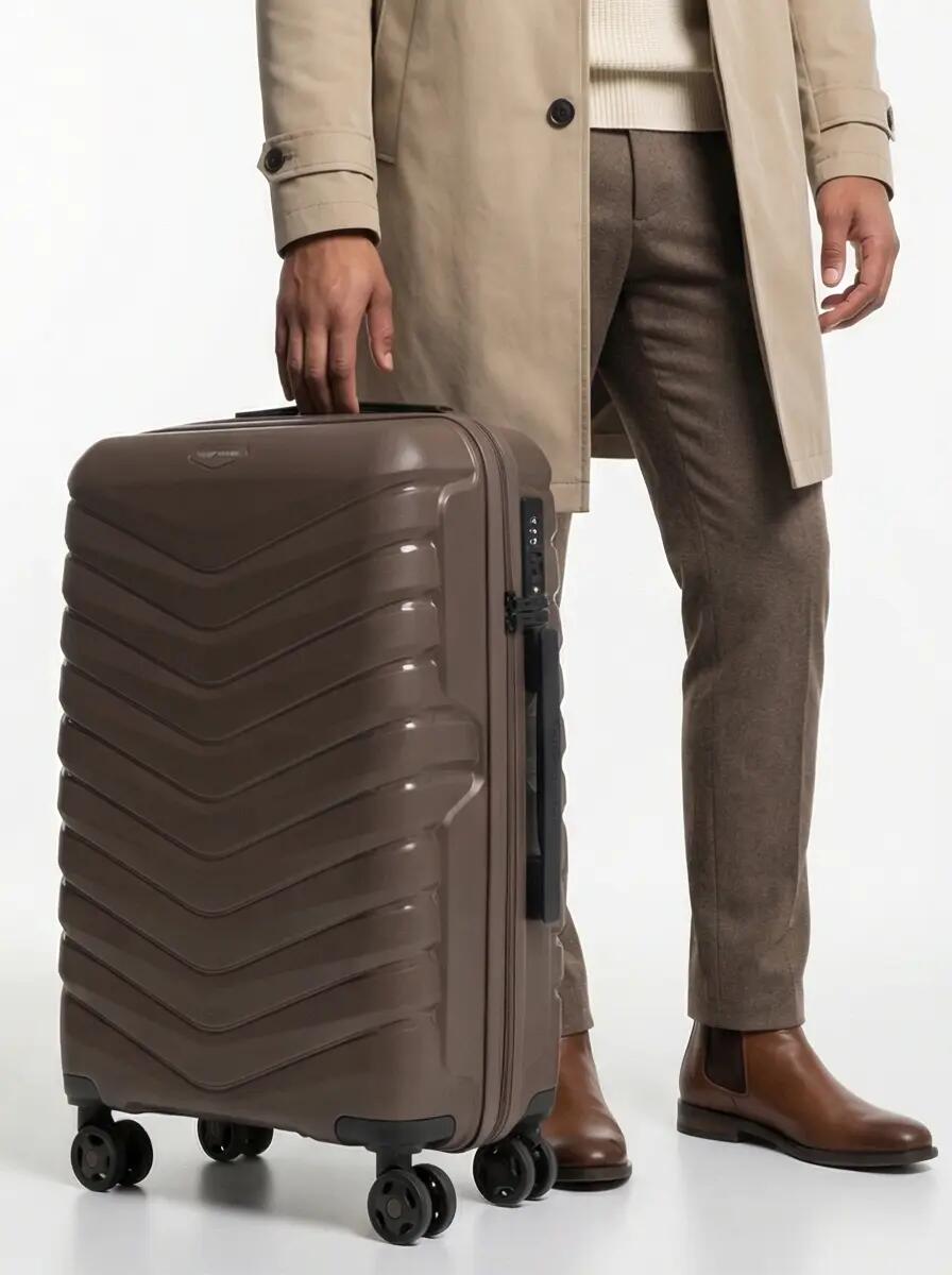 Valise cabine Wings PHOENIX polypropylène 20" MARRON 3/10