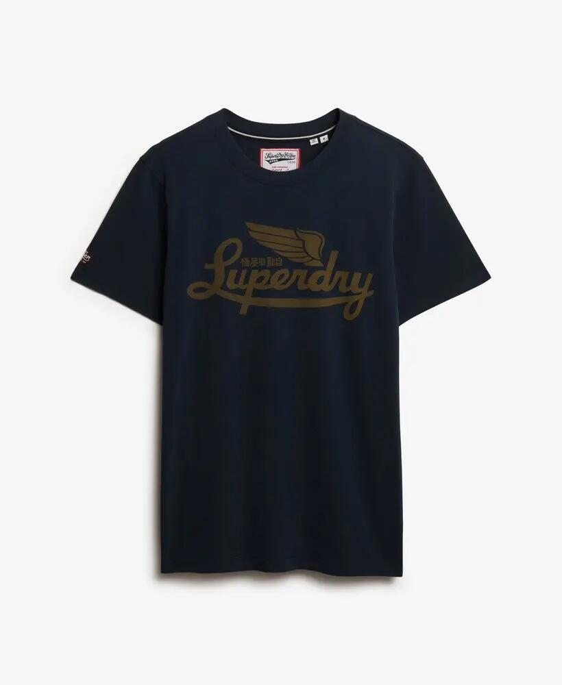 superdry Heritage Brand Relaxed T-Shirt in cotone – vestibilità relaxed 6/6