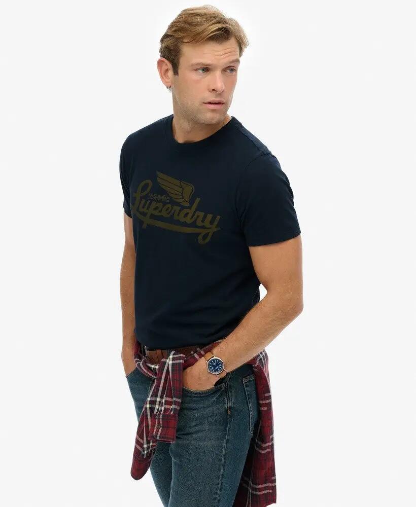 superdry Heritage Brand Relaxed T-Shirt in cotone – vestibilità relaxed 2/6