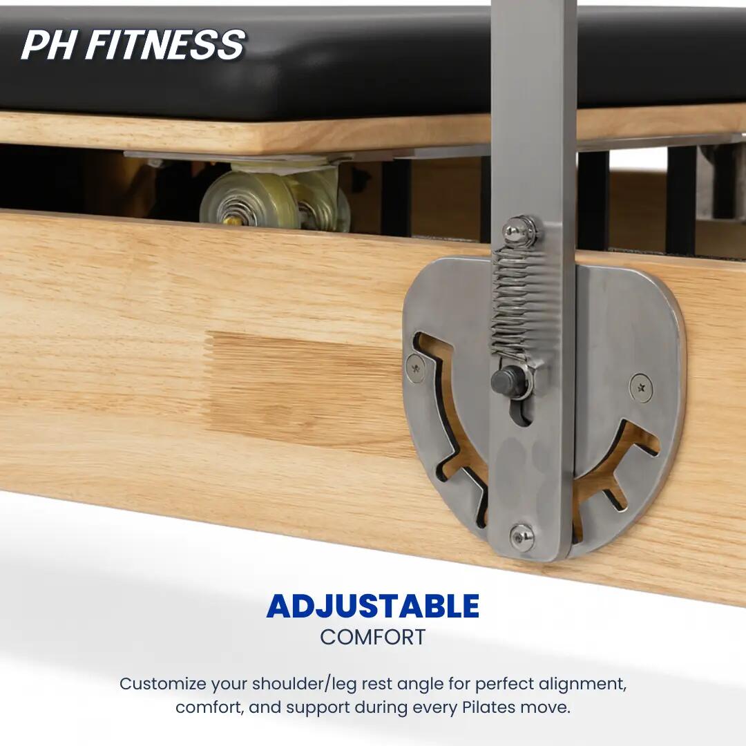 Reformer Pilates in legno pieghevole | PH Fitness 7/9