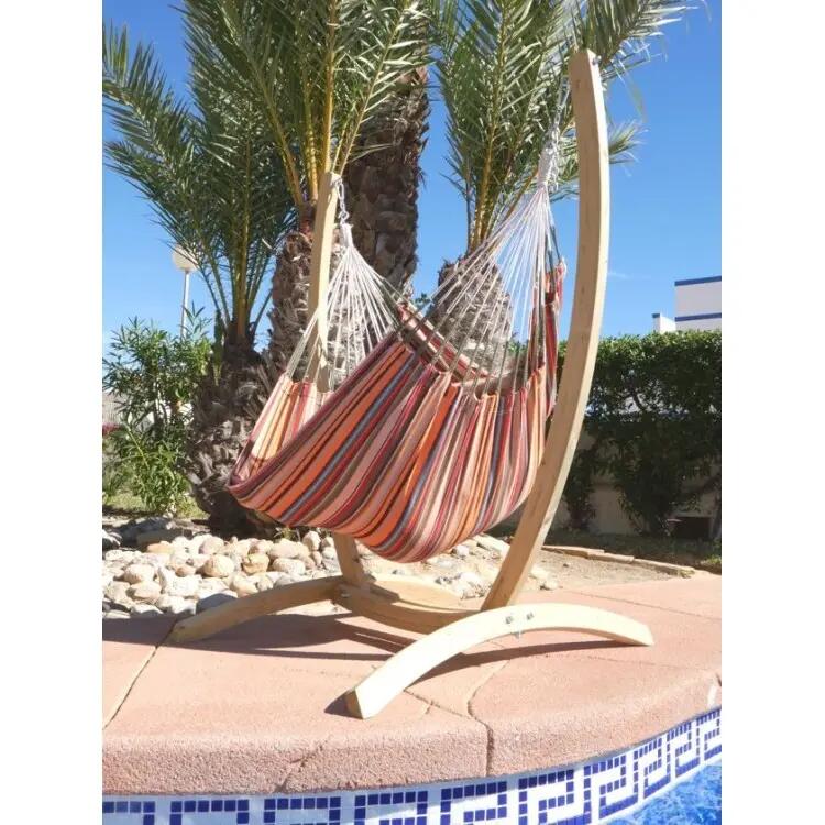 Tropical Hamac - support en bois + hamac chaise XL Aguilas 3/5
