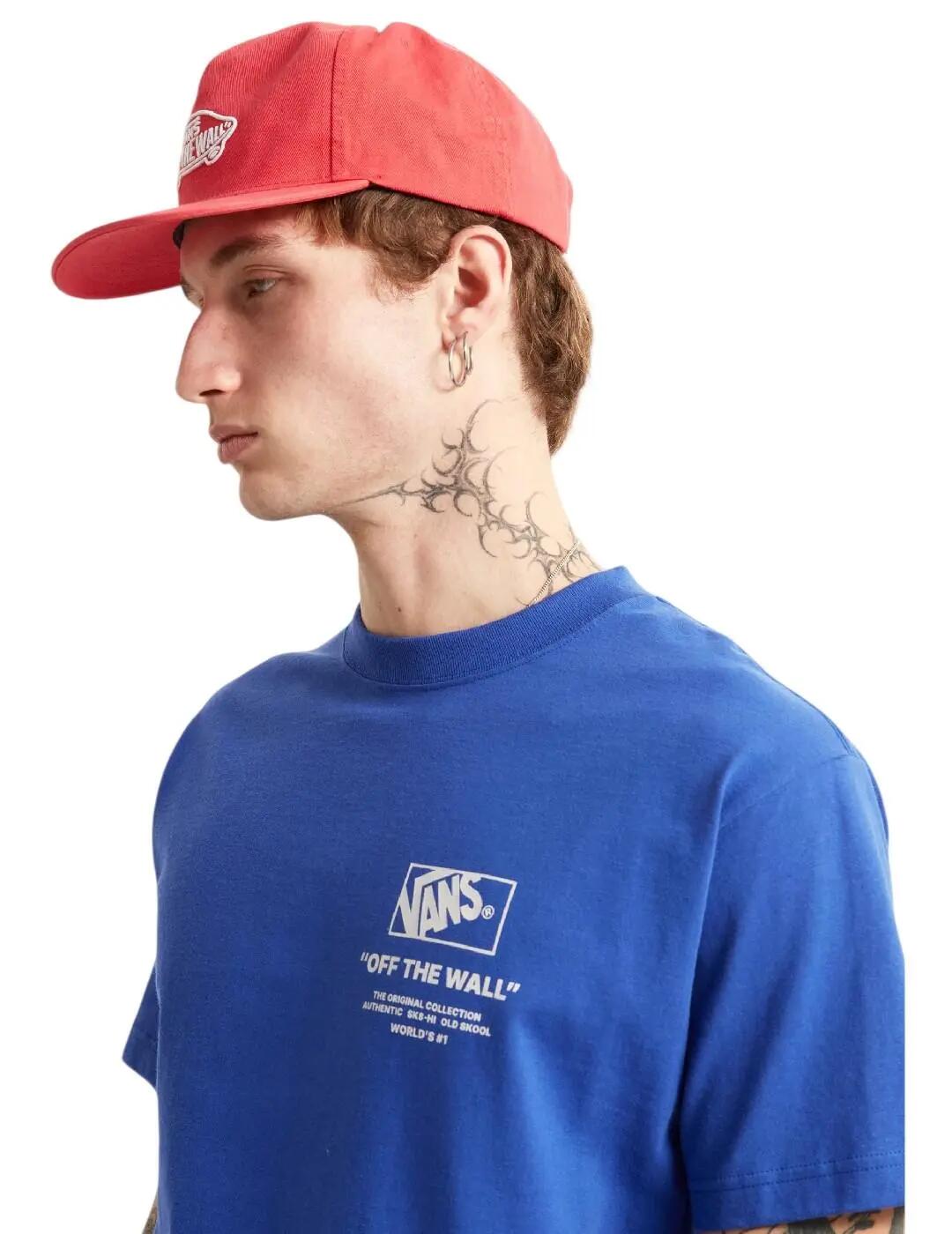 Camiseta para Hombre Vans Stropile Azul 6/6